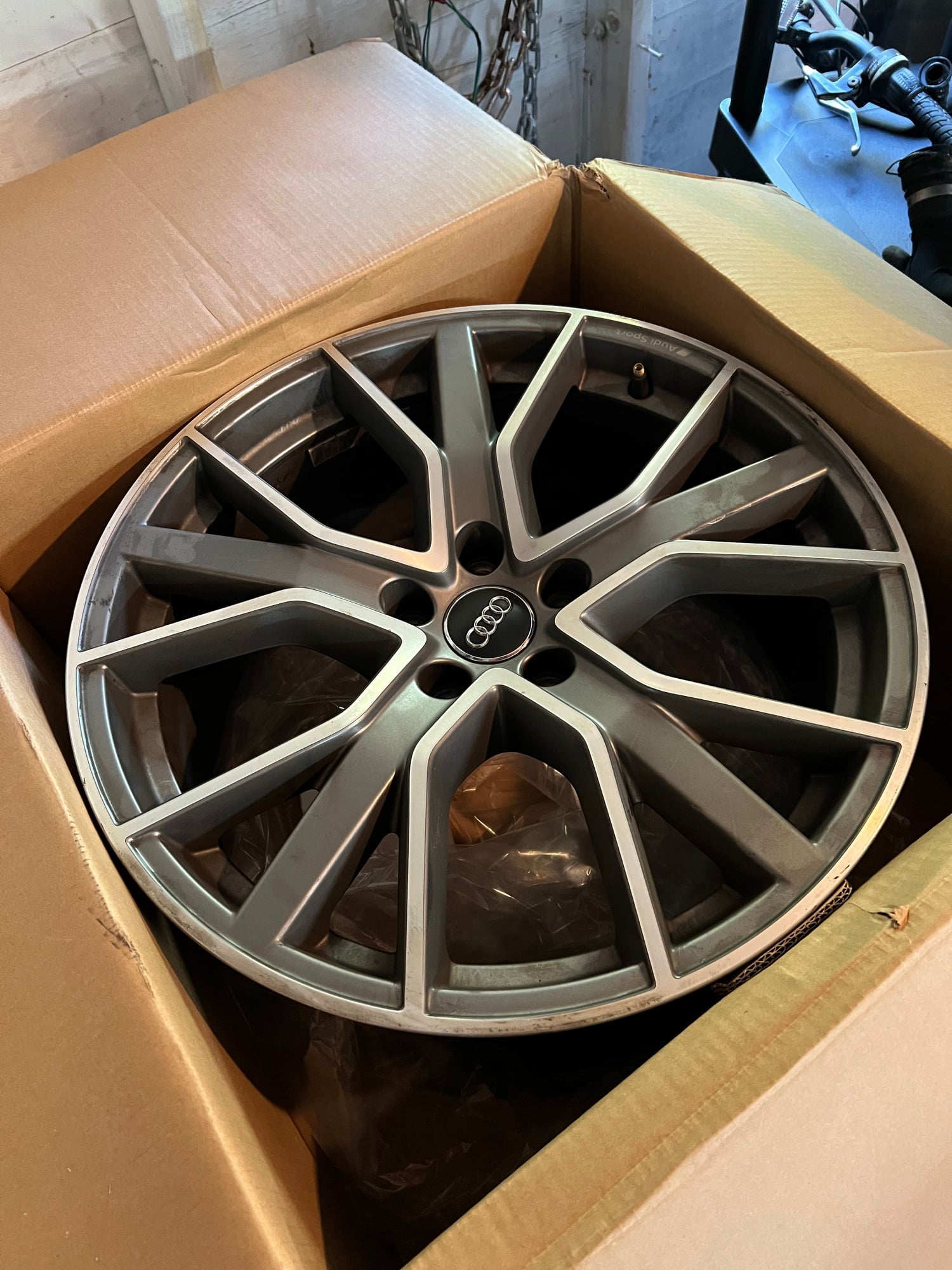 Wheels and Tires/Axles - B9 S4 Black optic Wheels - Used - 2017 to 2023 Audi S4 - Cleveland, OH 44136, United States