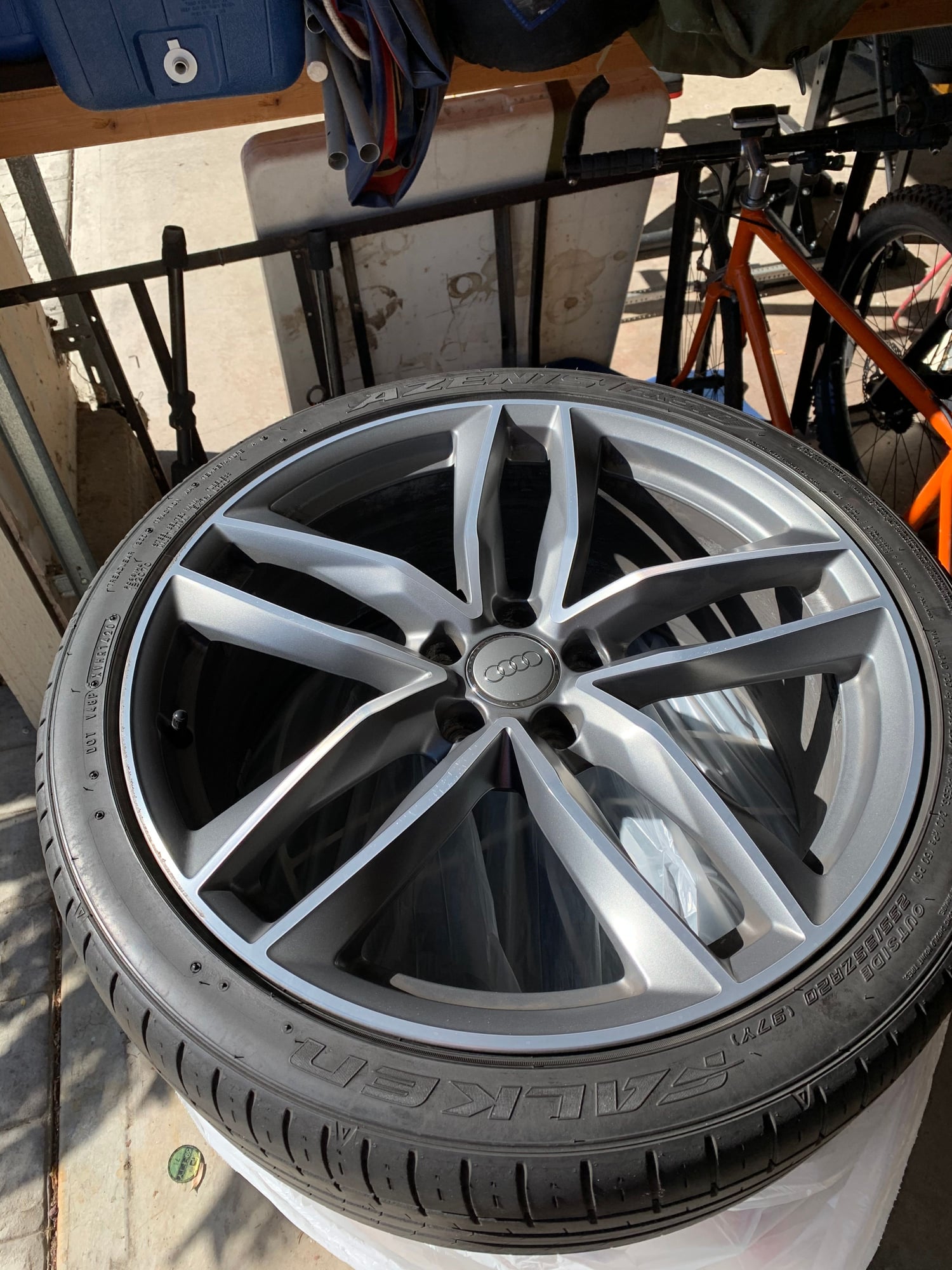 Wheels and Tires/Axles - Wheels with tires 20 x 8.5 S6 double 5 spoke - Used - 2007 to 2018 Audi S6 - 2007 to 2018 Audi A6 - Brentwood, CA 94513, United States