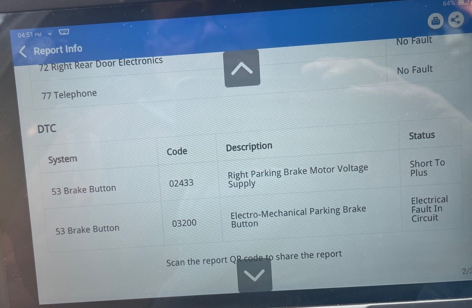 Parking Brake Malfunction on 2010 3.2 Q5 AudiWorld Forums