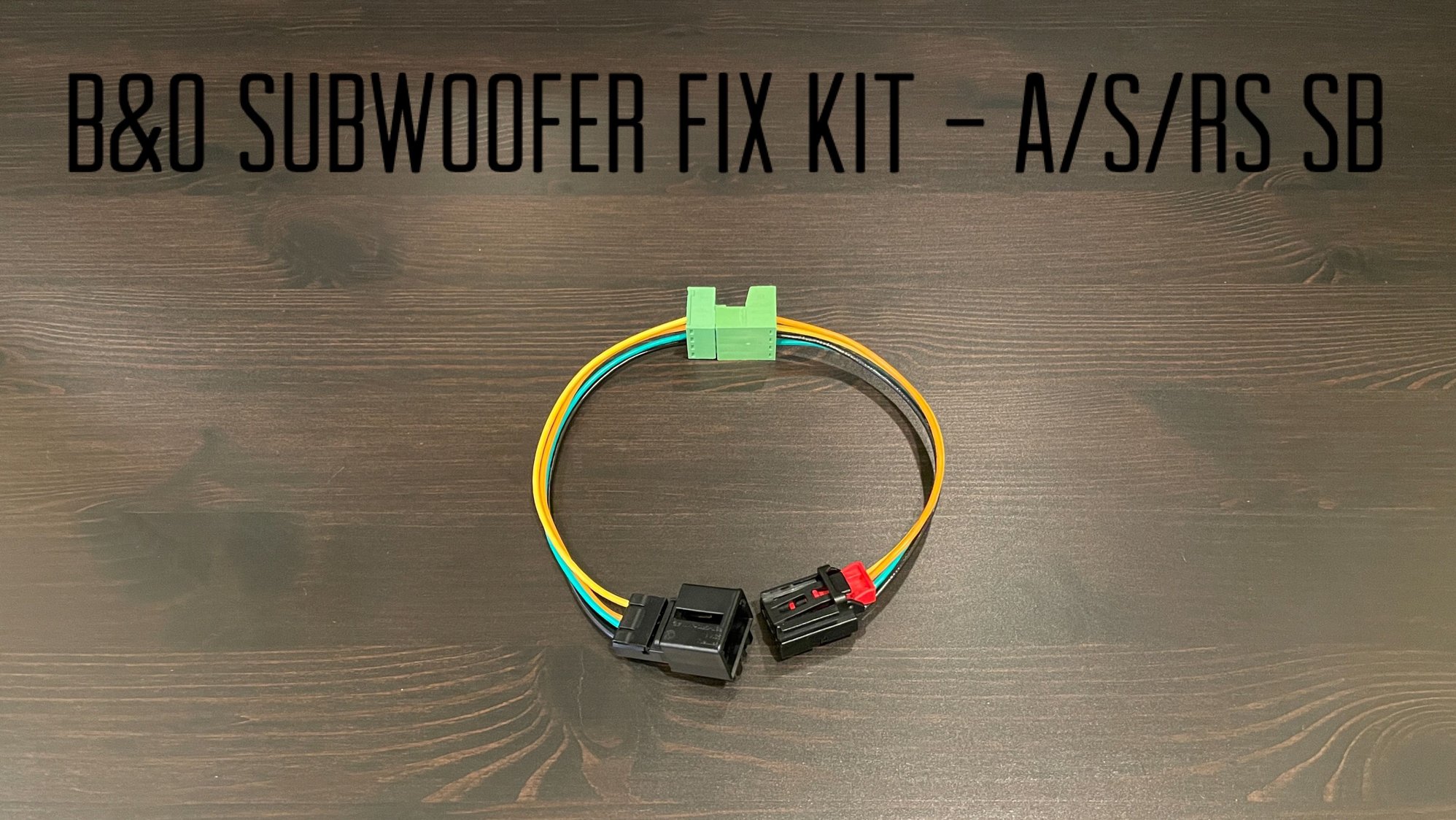B&O Subwoofer Fix Kit Sportback AudiWorld Forums