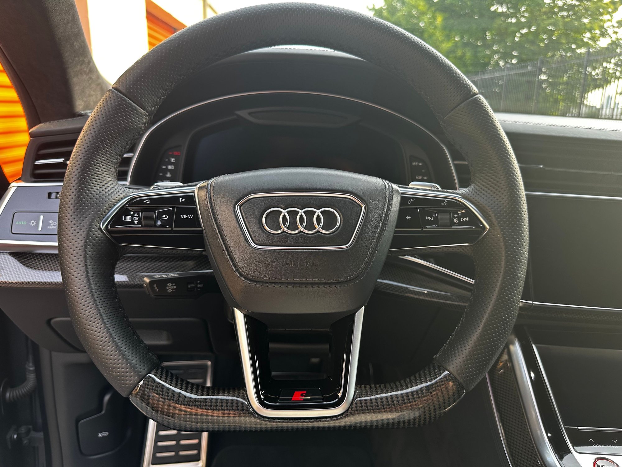 AUDI A6 A7 Q7 RS Q8 Flat Bottom CARBON FIBER STEERING WHEEL HEATED AudiWorld Forums