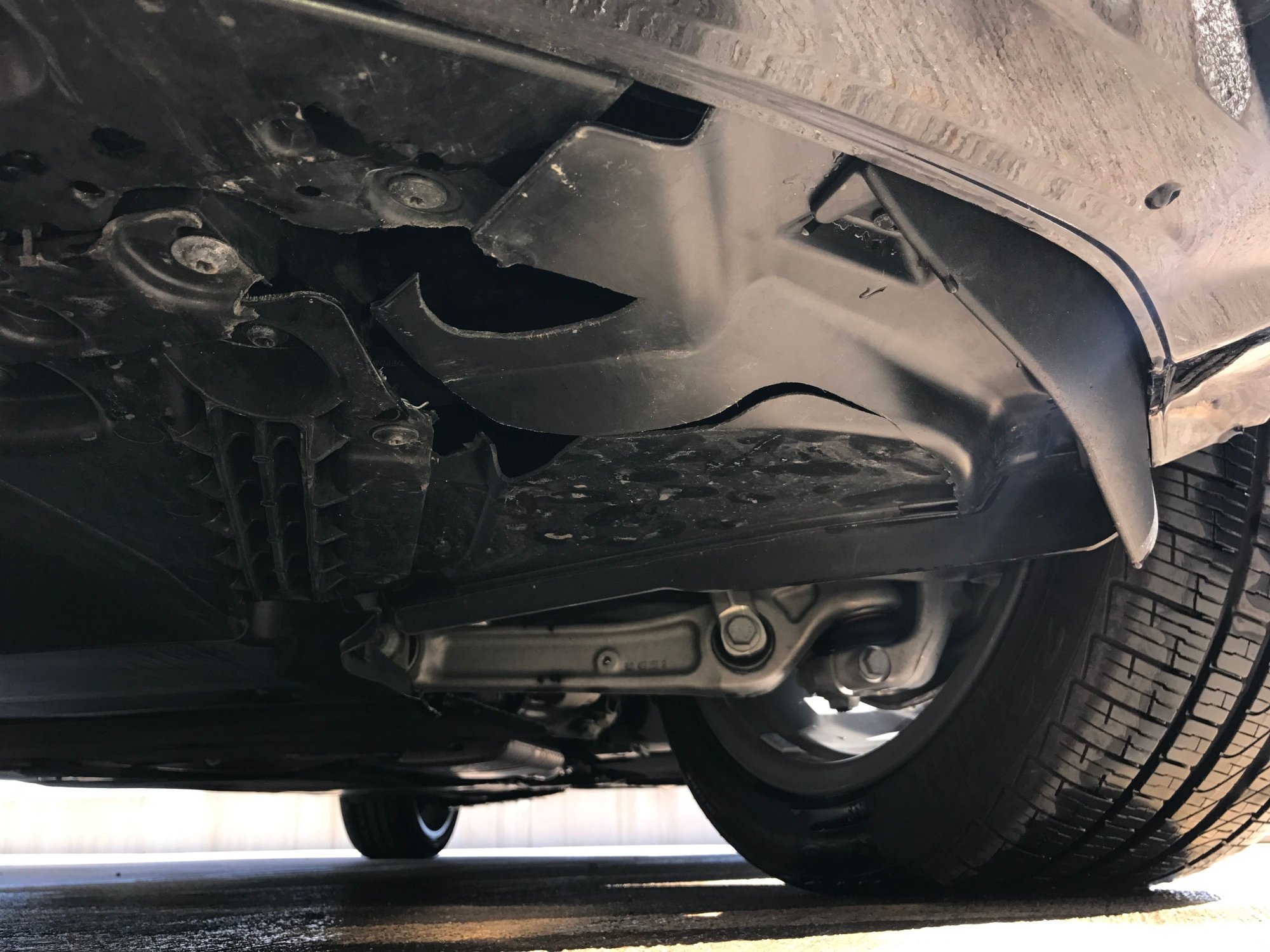 Front Wheel Well Liner Cracked AudiWorld Forums