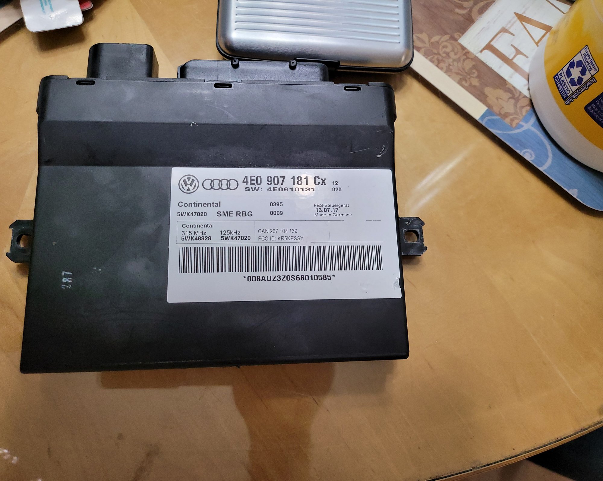 flashing parking brake light AudiWorld Forums