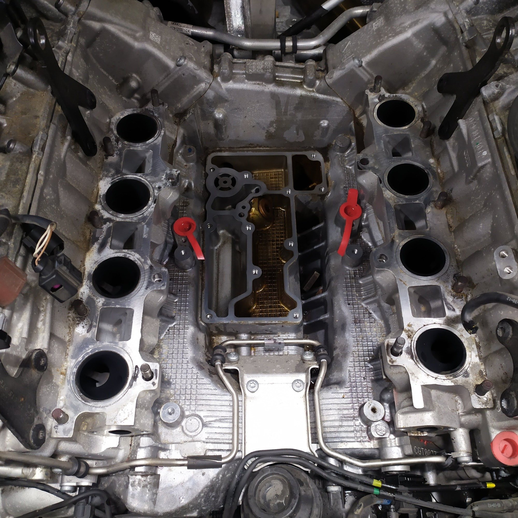 Turbo oil screen replacement and pcv valve on 2013 A8l 4.0t with 76k