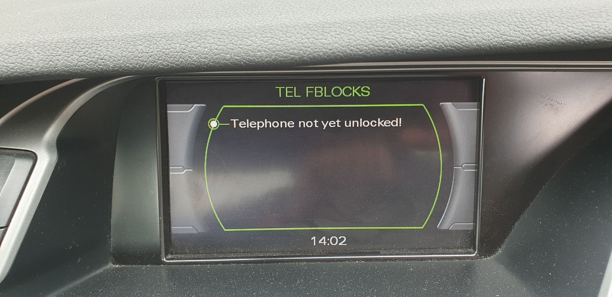 Security key to get into basic settings AudiWorld Forums