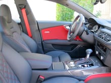 Sports Edition package: red stitched seats, red seat belts, red leather panel inserts, special 21" wheels, carbon fiber trim and special floor mats.