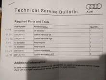 Here's the parts list.