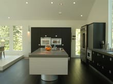 Kitchen I did, made the cover of design new england magazine...Aluminum and black, kind of like my S6