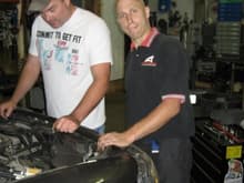 Lee shows Robin (Uncle Cool)what to do on his 200K 1999 A6 Avant.