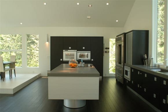 Kitchen I did, made the cover of design new england magazine...Aluminum and black, kind of like my S6