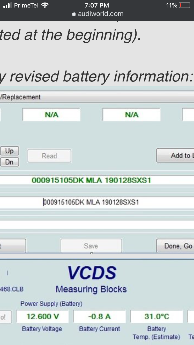 new batterycostly coding charge Page 3 AudiWorld Forums