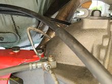 The top torque arm bolts