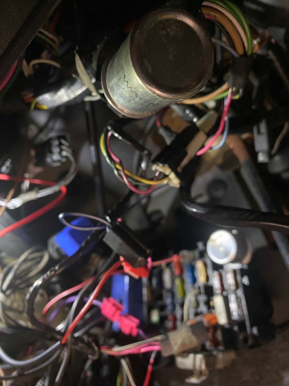 Three pin relay taped under the dash, controls the turn signals, but it�s supposed to be a 2 pin relay?