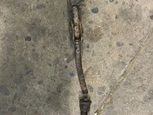Of course this parking brake adjuster snapped in half when I cranked it loose. 
