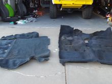 Replacement carpet out of an '88 at the JY