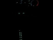 Ignition on the bottom lights up