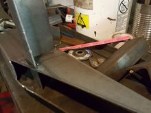 working on the rear bumper. its made out of 3 x 5 3/16 rec.