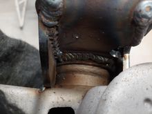 Really hard to weld in there.