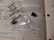 New threaded insert.
