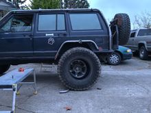 Left the hoops a little big to the rear so I can fit 37’s later 😋