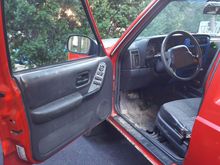 Driver side interior pretty clean, came with some LED lights inside which are nice