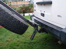 Step on to release catch, spring loaded requires no effort to lock upright.