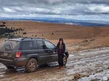 Up on top of Hunt mountain. 11,398ft. 