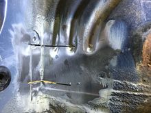 It’s easier to clean off now before ya start bending stuff up.