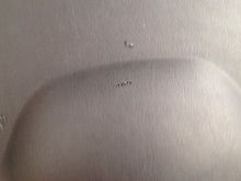 Where the strap will exit