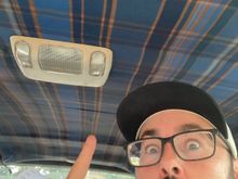 Installed new headliner. Now it won’t be sagging on my head while I drive haha