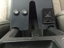 Switches in the cup holder