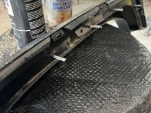 Antiseize applied to all the fender flare studs 