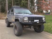 New winch bumper