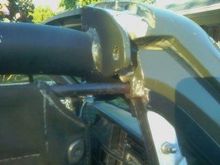 top of wing window, the hole for the window insert