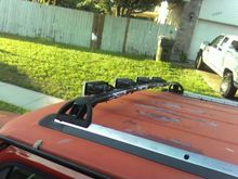 Custom made brackets and drilled holes made for a really nice finished product