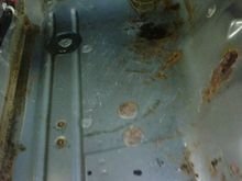 driver side a little rust