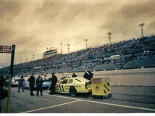 Qualifying line at Darlington.
