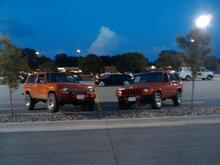 were the only 2 cherokee's in these parts of town.