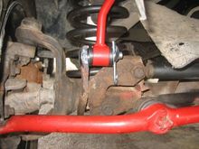 bottom of new sway bar link