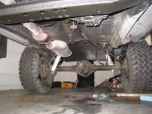 only the leaf springs are attatched, nothing else
