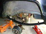 drivers side done with new leaves in