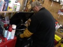 Installing a front wheel bearing