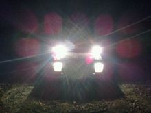 night shot! fogs being wired up tomorrow