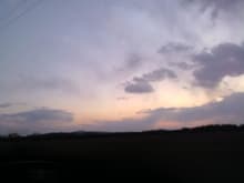 evening sky in va