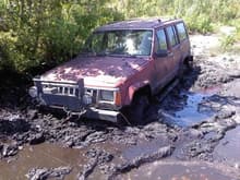 jeep stuck