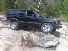 my old 98 sport on a rock the day i got it