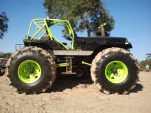 saw this bad boy out there. crazy loud and super sweet. saw him pullin out this burried jeep w/o problem