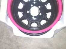 New wheels we painted