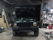 Halfway through the lifting process, amazing what just 3" can do-