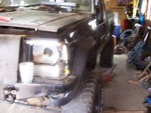 i have an aftermarket carbon set of headlights that i'm waiting for bulbs